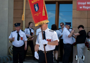 Zdjęcie z jubileuszu Rzgowskiej Orkiestry Dętej