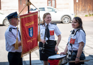 Zdjęcie z jubileuszu Rzgowskiej Orkiestry Dętej
