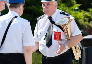 Zdjęcie z jubileuszu Rzgowskiej Orkiestry Dętej