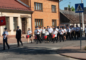 Zdjęcie z jubileuszu Rzgowskiej Orkiestry Dętej