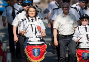 Zdjęcie z jubileuszu Rzgowskiej Orkiestry Dętej