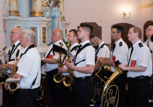Zdjęcie z jubileuszu Rzgowskiej Orkiestry Dętej