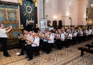 Zdjęcie z jubileuszu Rzgowskiej Orkiestry Dętej