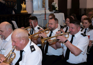 Zdjęcie z jubileuszu Rzgowskiej Orkiestry Dętej