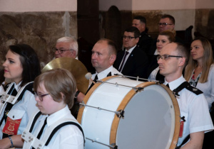 Zdjęcie z jubileuszu Rzgowskiej Orkiestry Dętej