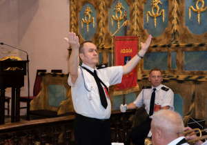 Zdjęcie z jubileuszu Rzgowskiej Orkiestry Dętej