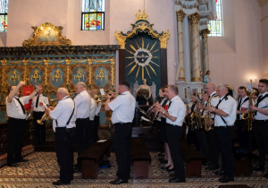 Zdjęcie z jubileuszu Rzgowskiej Orkiestry Dętej