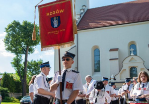 Zdjęcie z jubileuszu Rzgowskiej Orkiestry Dętej