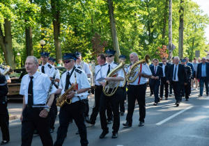 Zdjęcie z jubileuszu Rzgowskiej Orkiestry Dętej