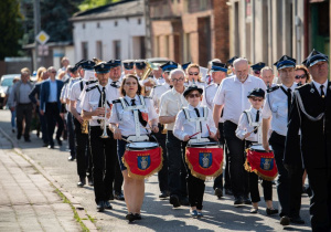 Zdjęcie z jubileuszu Rzgowskiej Orkiestry Dętej