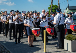 Zdjęcie z jubileuszu Rzgowskiej Orkiestry Dętej
