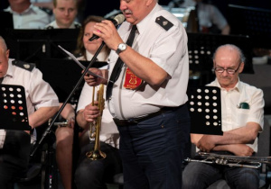 Zdjęcie z jubileuszu Rzgowskiej Orkiestry Dętej
