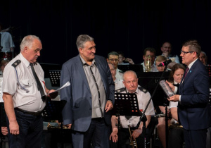 Zdjęcie z jubileuszu Rzgowskiej Orkiestry Dętej