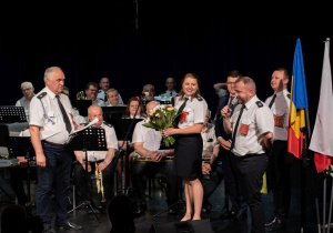 Zdjęcie z jubileuszu Rzgowskiej Orkiestry Dętej