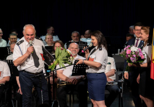 Zdjęcie z jubileuszu Rzgowskiej Orkiestry Dętej