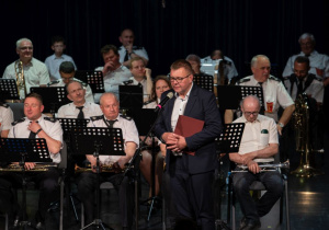 Zdjęcie z jubileuszu Rzgowskiej Orkiestry Dętej