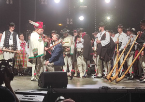 Zdjęcie sekcji teatralnej na wycieczce