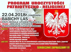 Uroczystość patriotyczno-religijna Babichy Las Uroczystość patriotyczno-religijna Babichy Las