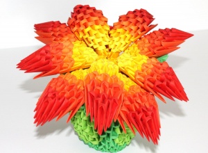 Origami modułowe autorstwa Zbyszka Wdowiaka Origami modułowe autorstwa Zbyszka Wdowiaka