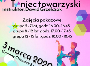 Zapraszamy na zajęcia taneczne