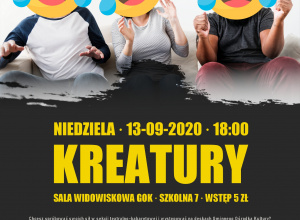 Spektakl kabaretowy promujący warsztaty teatralne