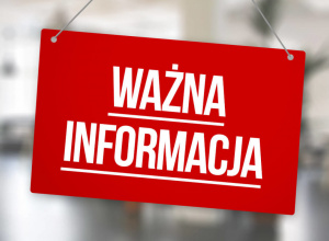 Ważna informacja Ważna informacja