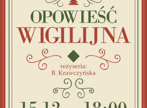 "Opowieść wigilijna" na scenie GOK "Opowieść wigilijna" na scenie GOK