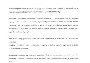 Koncert na 4 chóry