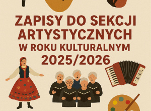 Zapisy na zajęcia artystyczne 2025/2026
