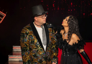 Zdjęcie ze spektaklu "Moulin Rzgów"